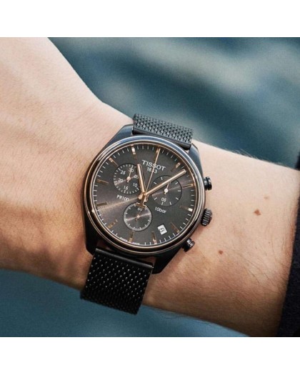 Orologio uomo Tissot PR100 chronograph T1014172306100