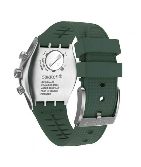 Crono uomo Forest Green Irony Swatch YVS462