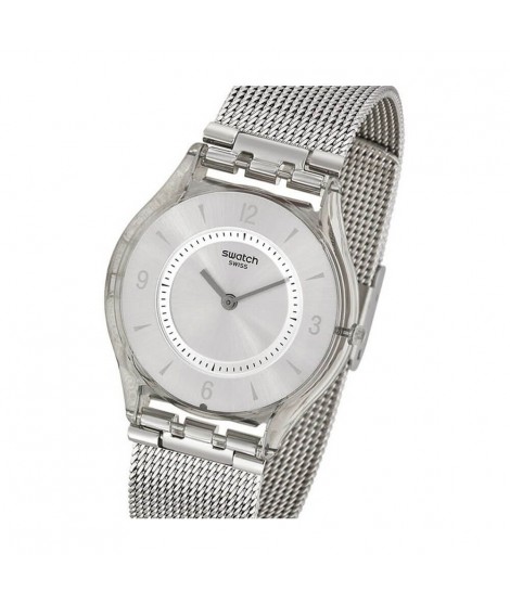 Orologio Swatch unisex acciaio Skins Metal Knit SFM118M