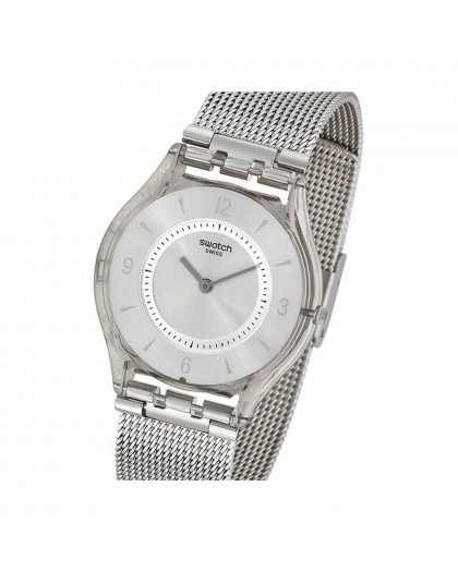 Orologio Swatch unisex acciaio Skins Metal Knit SFM118M