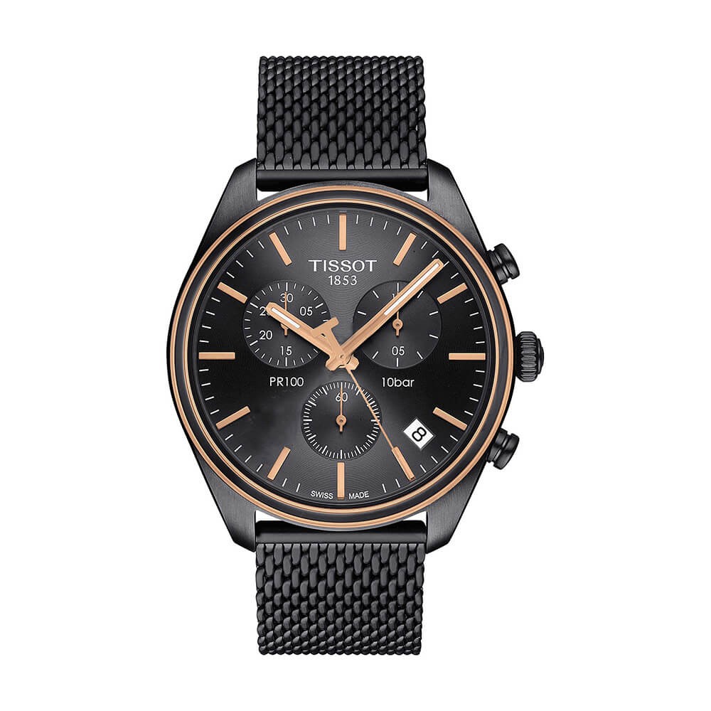 Orologio uomo Tissot PR100 chronograph T1014172306100
