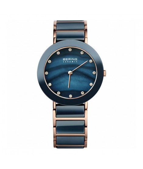 Bering Orologio donna solo tempo madreperla blu 11435-767