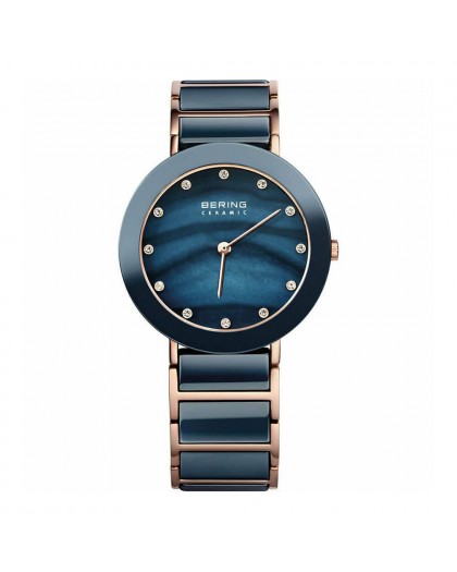 Bering Orologio donna solo tempo madreperla blu 11435-767