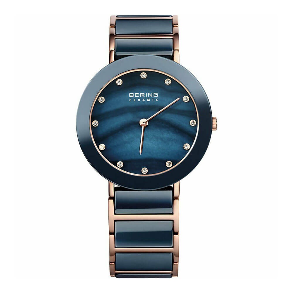 Bering Orologio donna solo tempo madreperla blu 11435-767