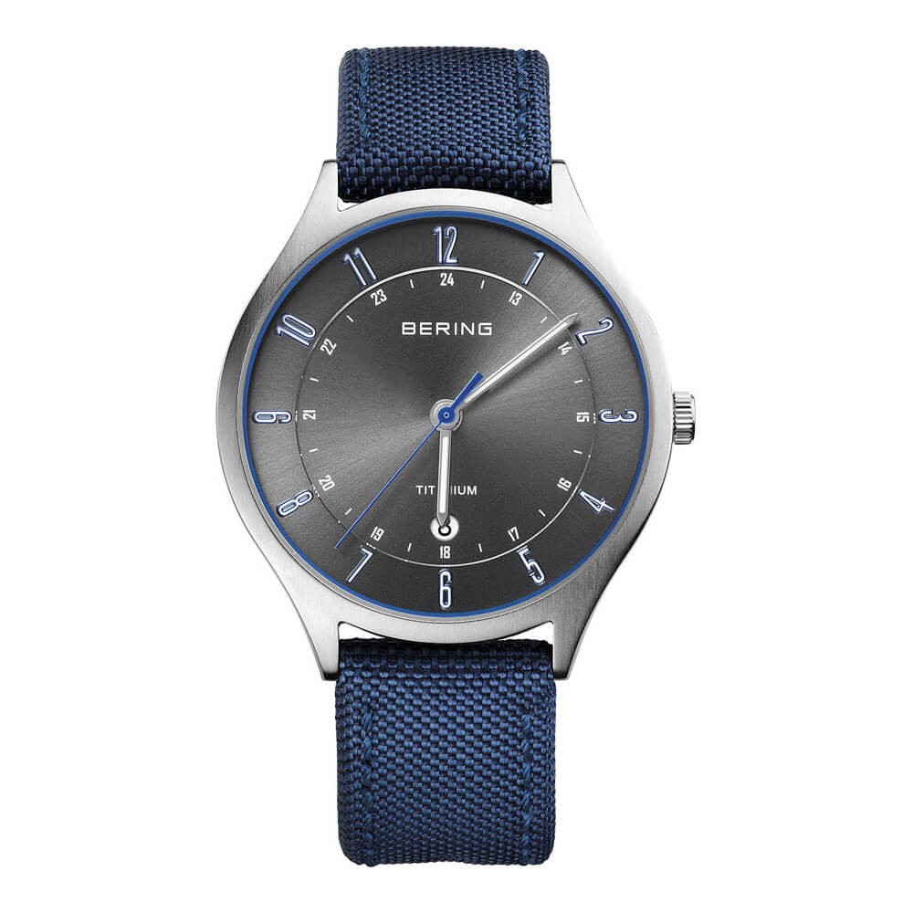 Bering Titanium Orologio uomo solo tempo al quarzo 11739-873