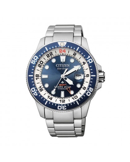 Citizen Diver's Eco Drive GMT Super Titanio BJ7111-86L