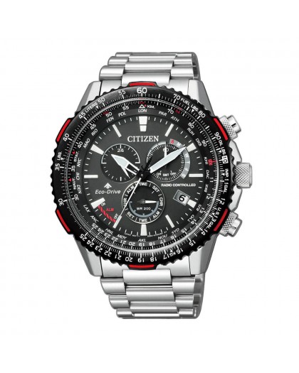 Citizen Orologio Crono Pilot eco-drive radiocontrolled CB5001-57E
