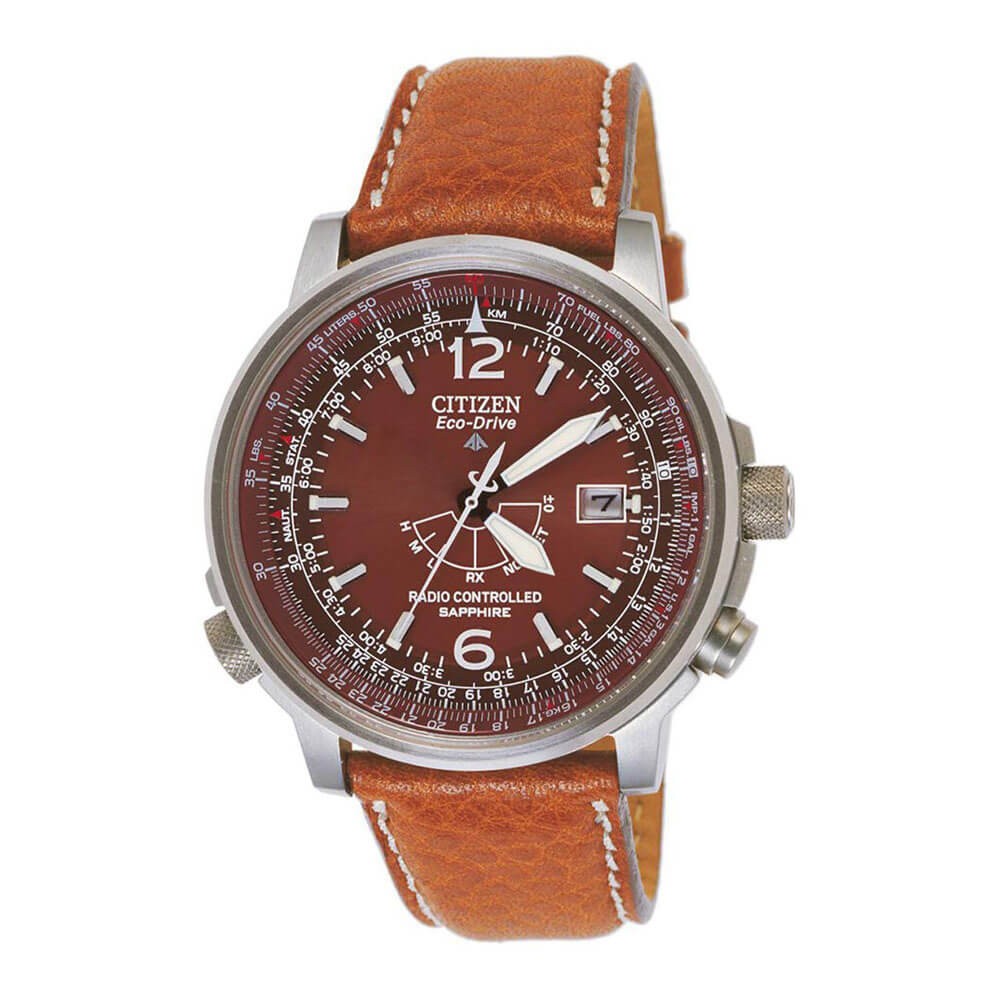 Citizen Orologio Pilot Titanium Radiocontrollato AS2031-14W