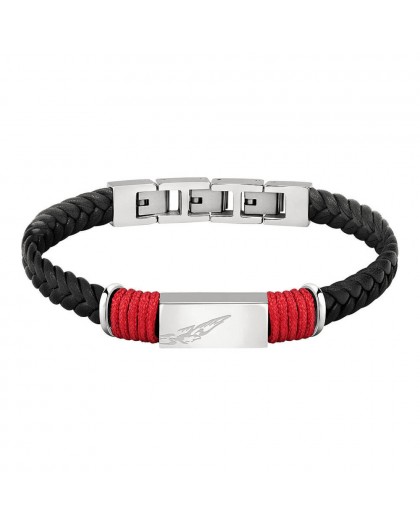 Sector No Limits Bracciale da uomo in Acciaio, Smalto e Fibra di carbonio SZV65