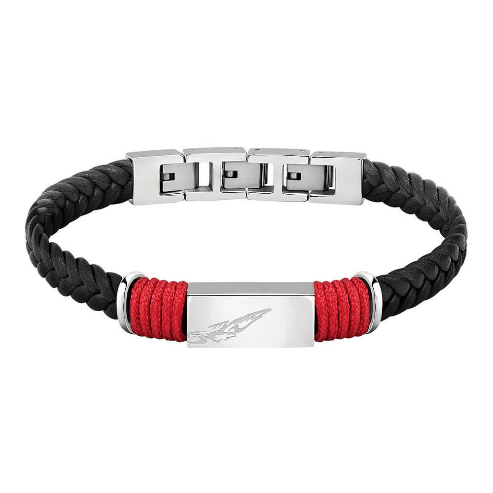 Sector No Limits Bracciale da uomo in Acciaio, Smalto e Fibra di carbonio SZV65