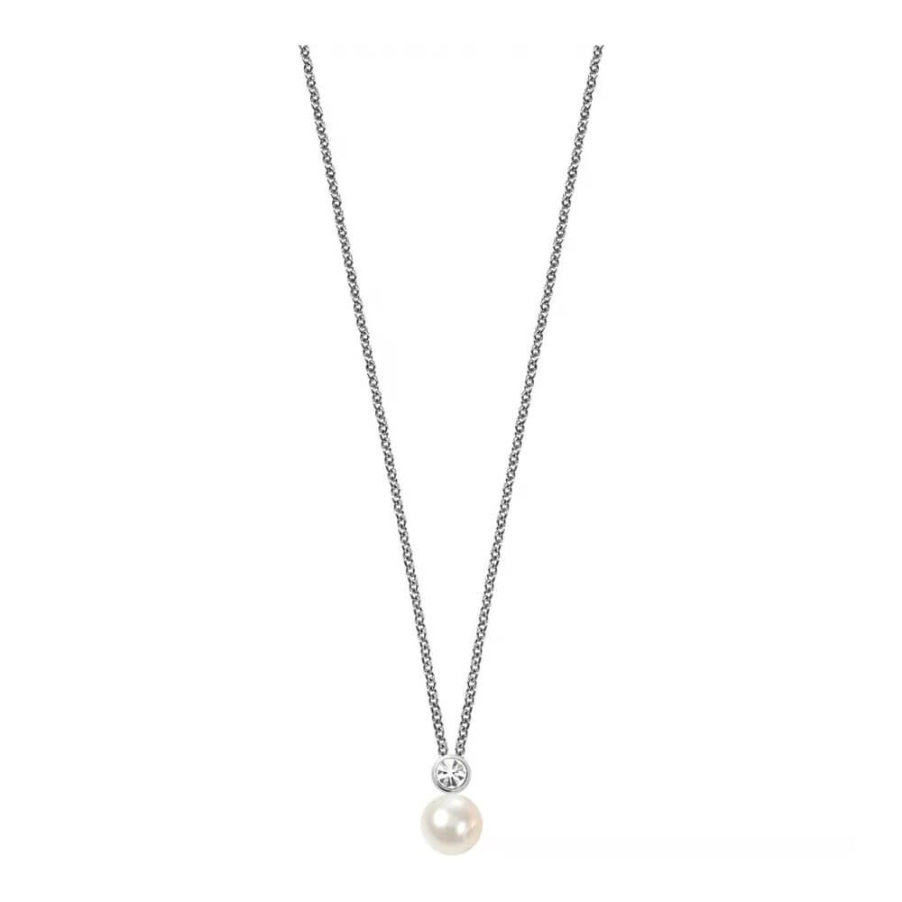 Morellato SANH02 Collana da donna con ciondolo in argento Sterling 925 e perla