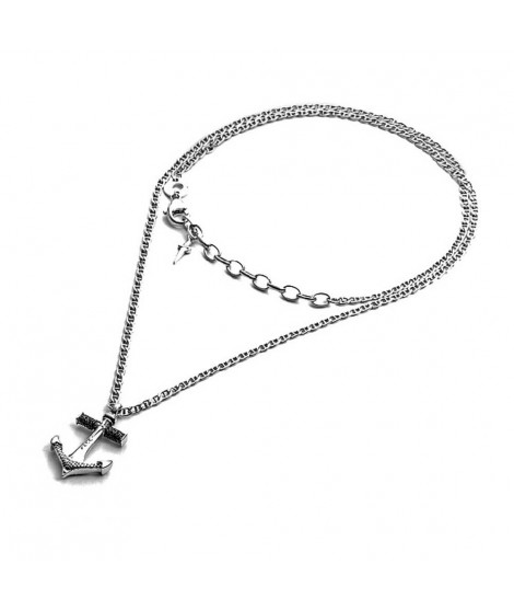 Collana uomo Cesare Paciotti Sculpted Anchors JPCL1445B