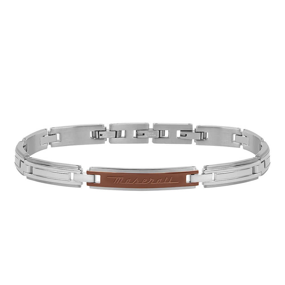Bracciale da uomo Collezione Maserati in acciaio JM218AMD08
