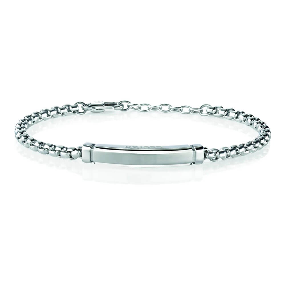 Sector braccialetto da uomo a catenina in acciaio - SZS31