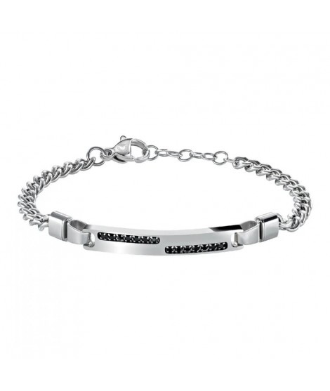 Sector bracciale con targhetta in acciaio - SZR20