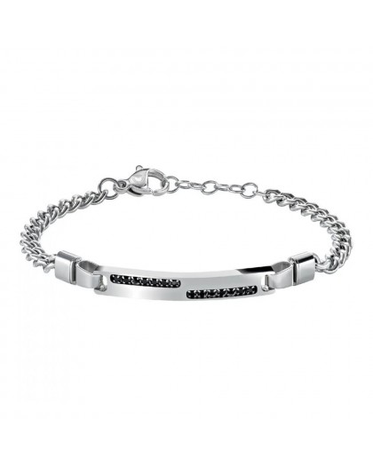 Sector bracciale con targhetta in acciaio - SZR20