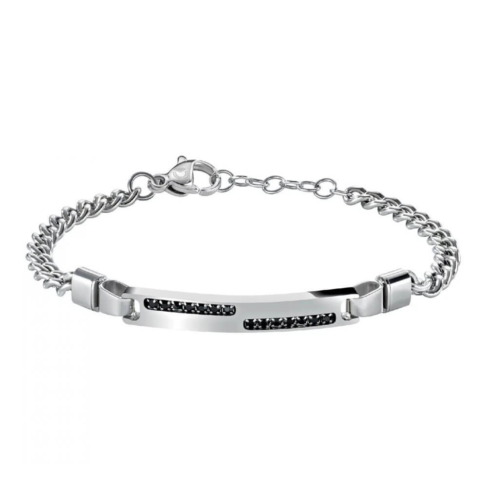 Sector bracciale con targhetta in acciaio - SZR20
