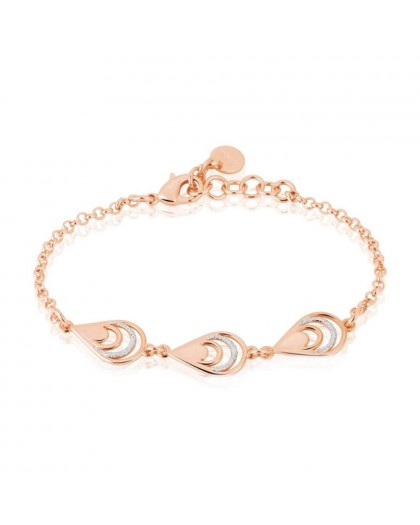 Stroili bracciale in Ottone Rosato e Glitter per Donna - Heaven 1660952
