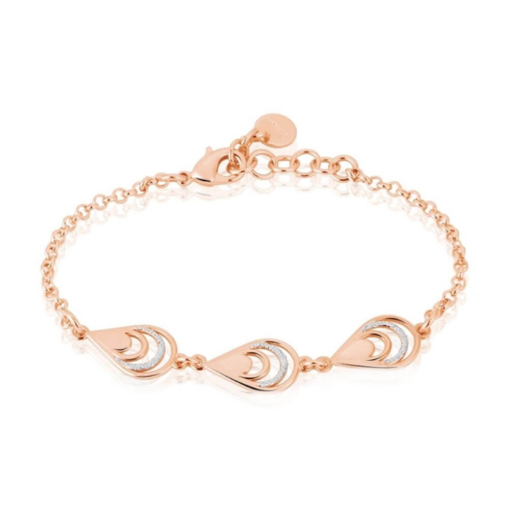 Stroili bracciale in Ottone Rosato e Glitter per Donna - Heaven 1660952