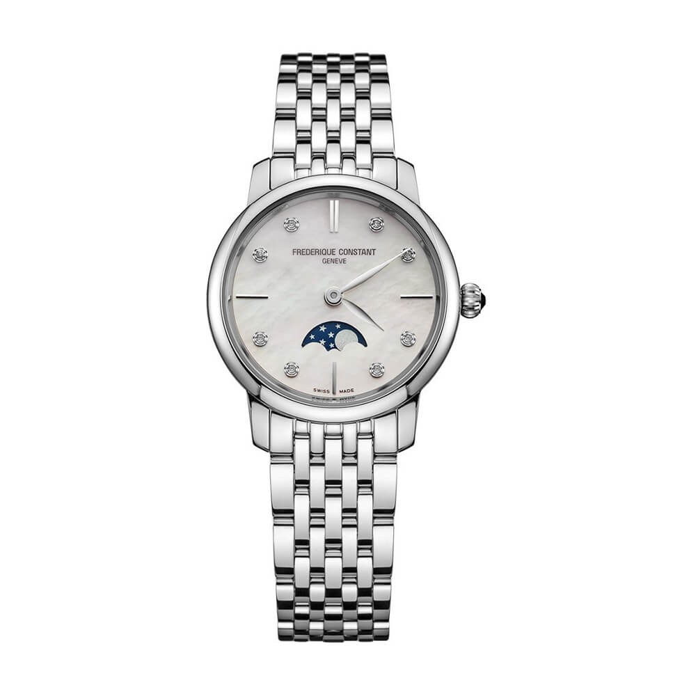 Frederique Constant Orologio Slimline Moonphase FC-206MPWD1S6B