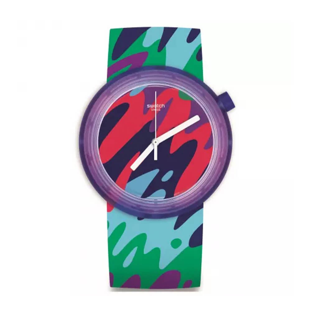 Orologio multicolor Swatch donna Popthusiasm PNP101