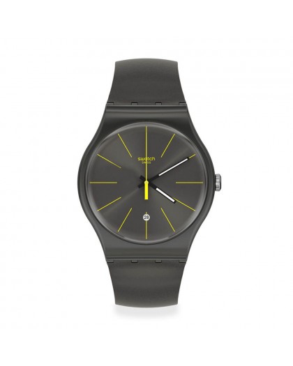 Orologio Swatch uomo solo tempo Charcolazing SUOB404