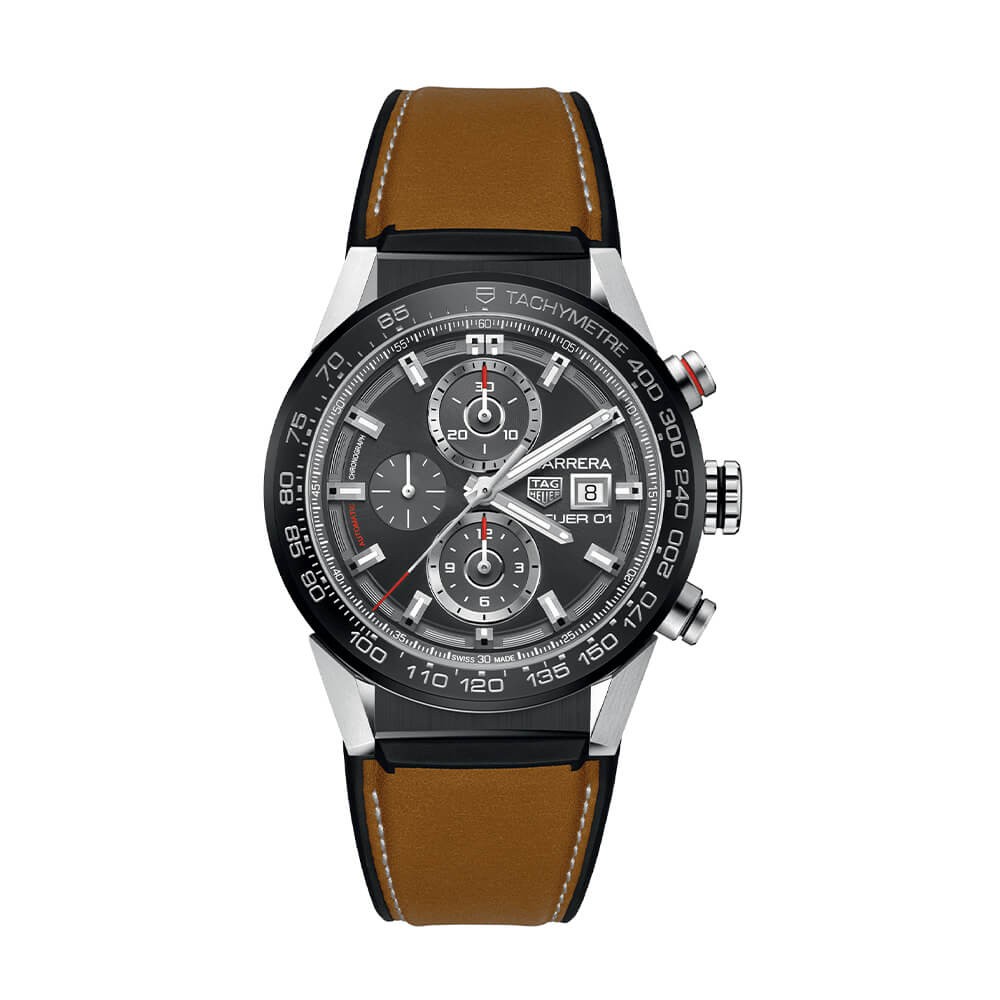 Cronografo automatico uomo Tag Heuer CAR201W.FT6122