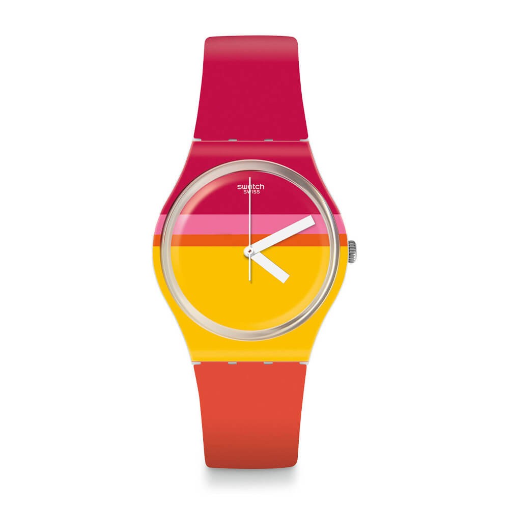 Orologio quarzo donna Swatch Roug'heure GW198