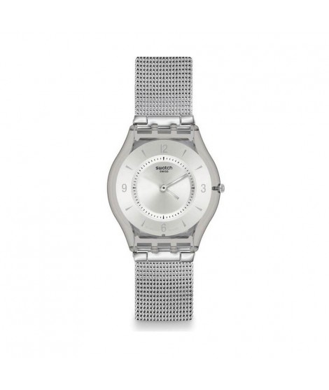 Orologio Swatch unisex acciaio Skins Metal Knit SFM118M