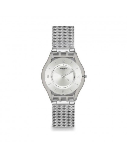 Orologio Swatch unisex acciaio Skins Metal Knit SFM118M