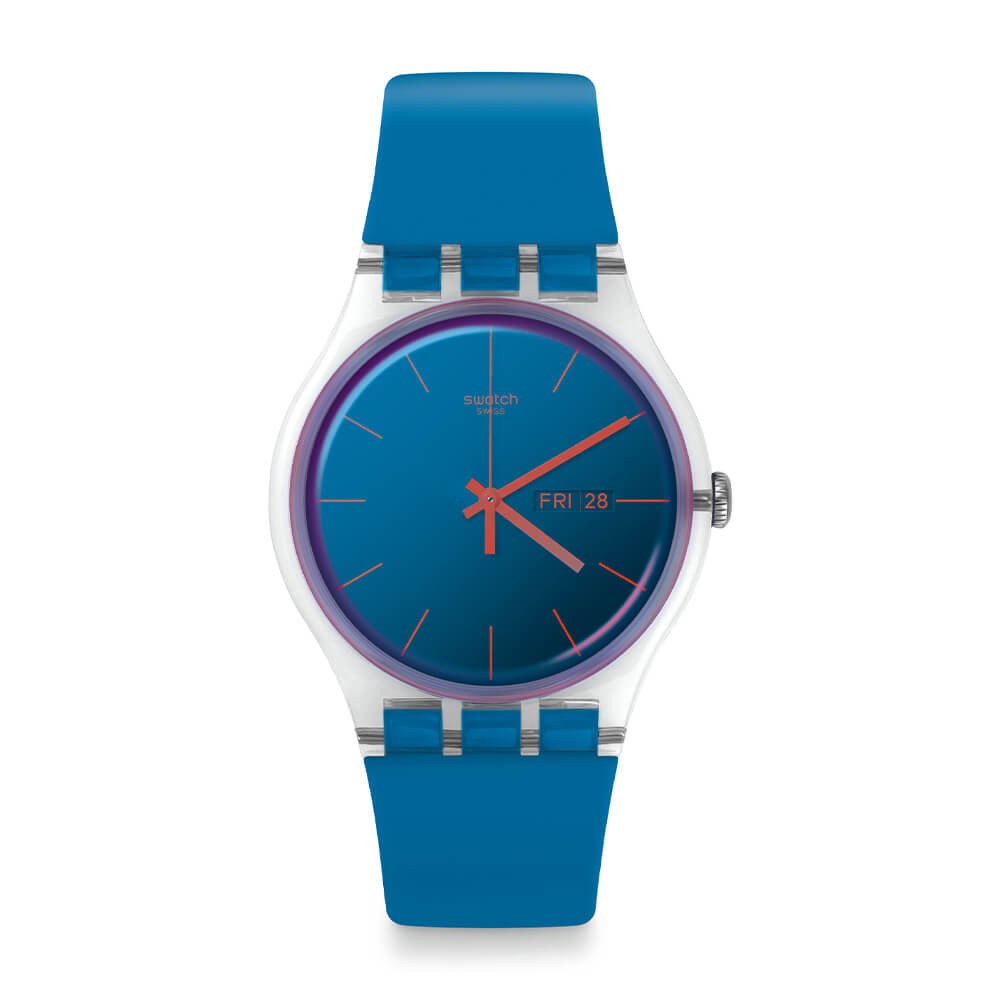 Orologio Swatch solo tempo unisex Polablue SUOK711