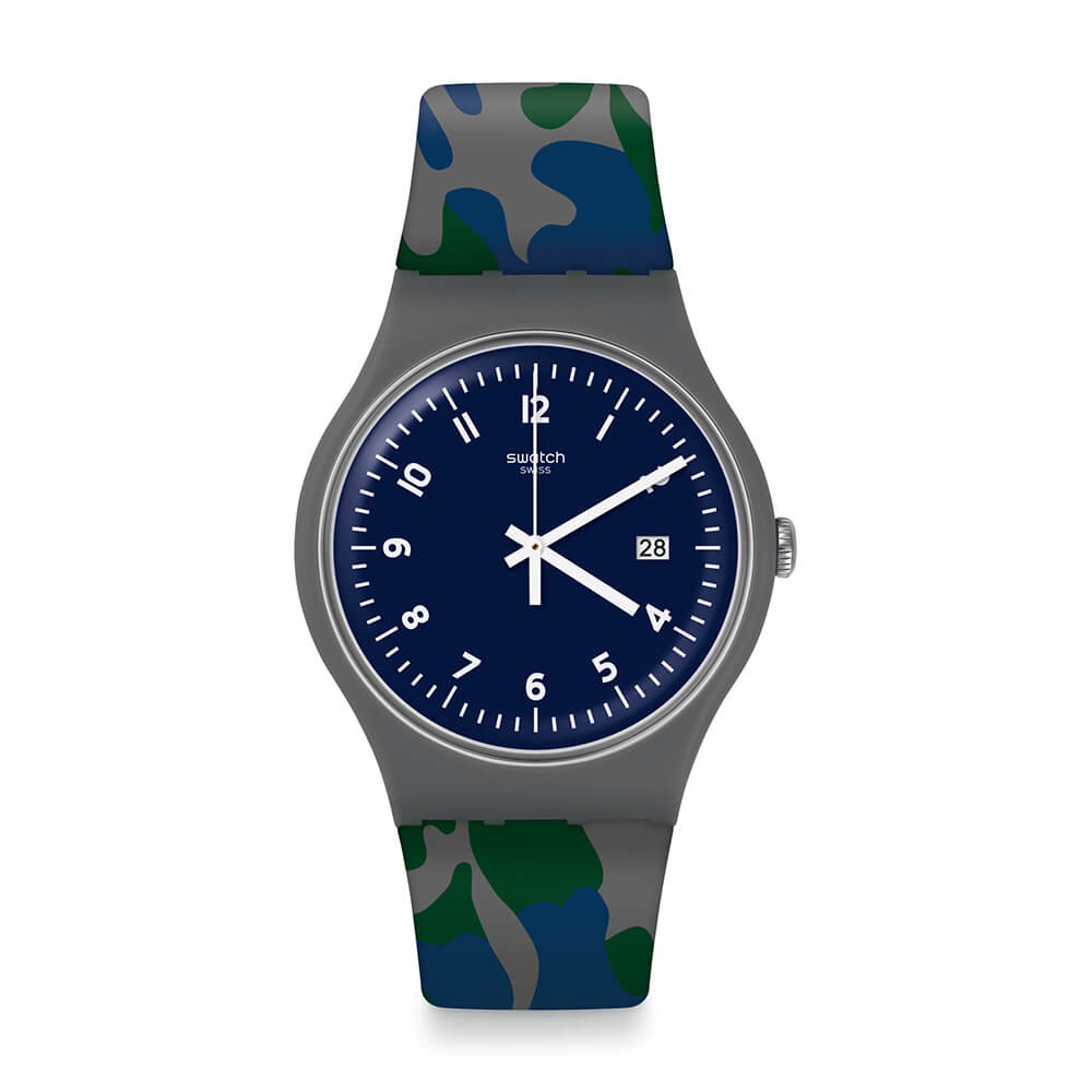 Orologio Swatch uomo Camougreen SUOM400