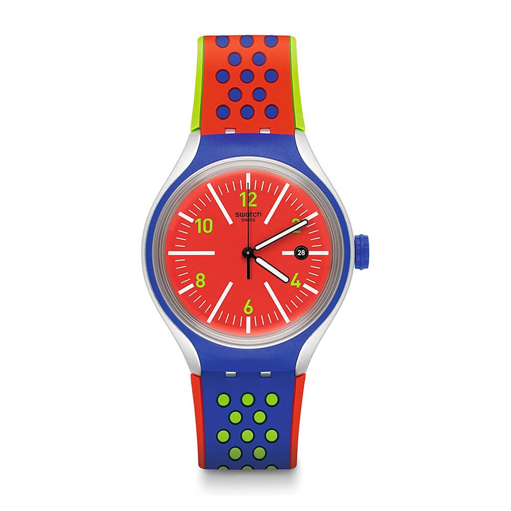 Orologio uomo solo tempo Swatch Vermelho YES4016