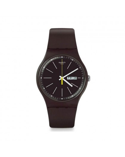 Orologio Swatch uomo Blue Browny SUOC704