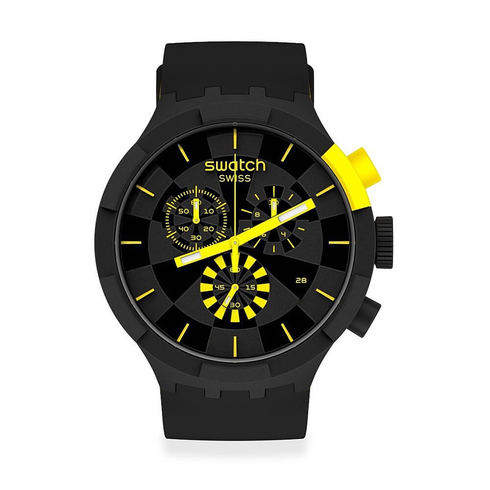 Orologio Swatch Big Bold Checkpoint Yellow SB02B403