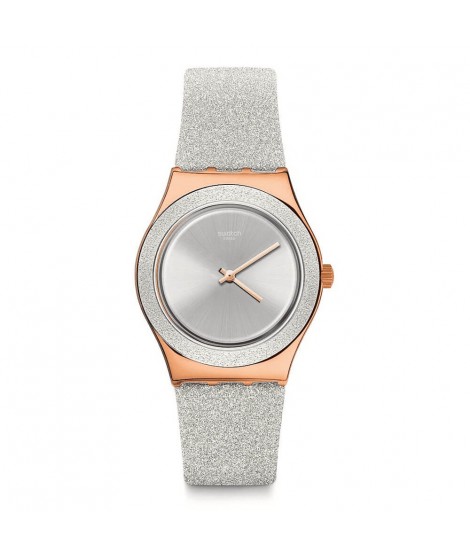 Swatch grey sparkle holiday collection YLG145 orologio donna
