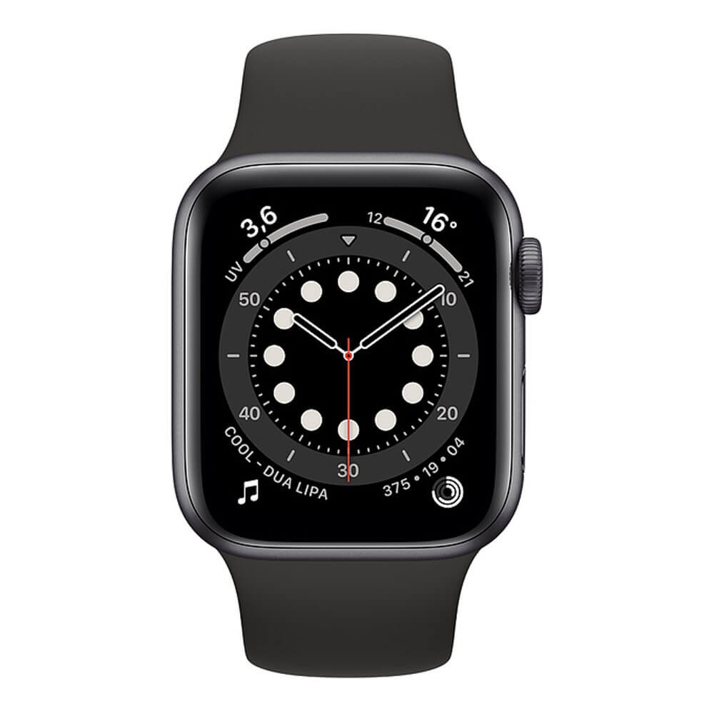 Apple Watch 6 GPS EU 44mm - Alluminio Grigio con cinturino sport nero