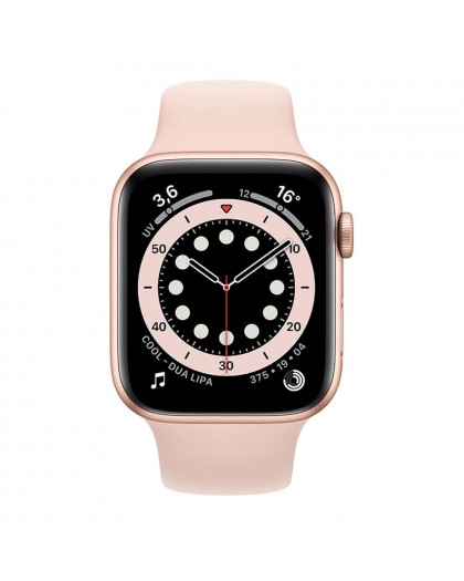 Smartwatch Apple Watch Series 6 GPS 44mm Gold Aluminium Case with Sport Band - Pink EU