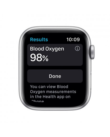 Watch Apple Watch Series 6 GPS 44mm Silver Aluminium Case with Sport Band - White EU