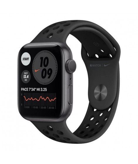 Smartwatch Apple Watch Series 6 Nike GPS 44mm Grey Aluminium Case with Sport Band - Black EU