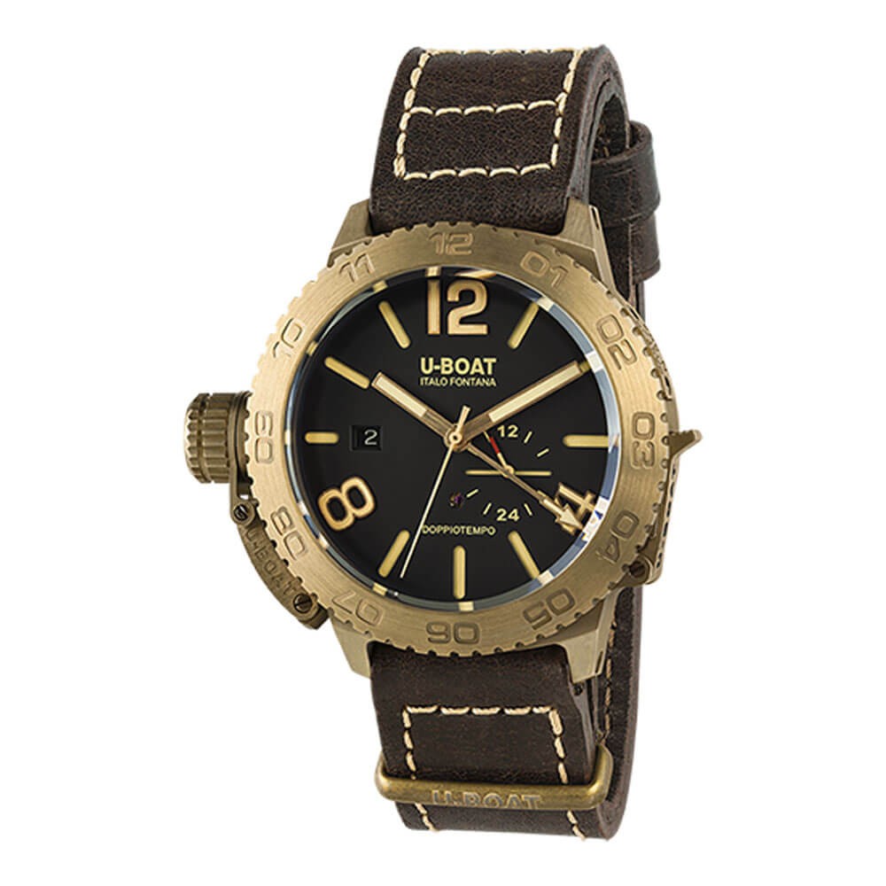 Orologio Doppiotempo U-Boat 9016 Bronzo 46 mm