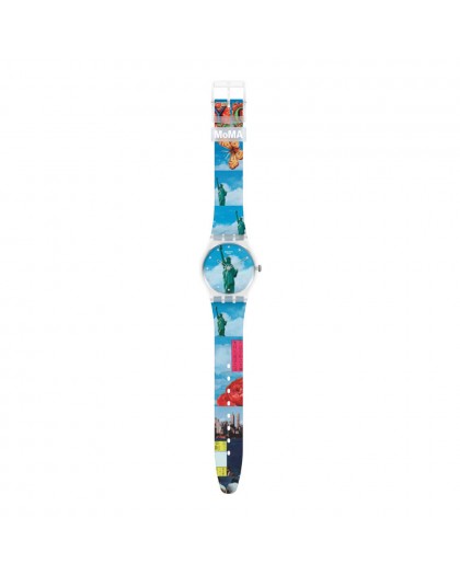 Orologio Swatch collezione Moma Statua della libertà GZ351