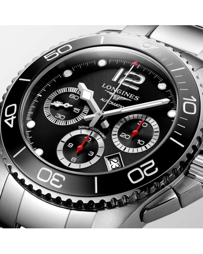 Orologio uomo automatico 43mm Longines HydroConquest L38834566